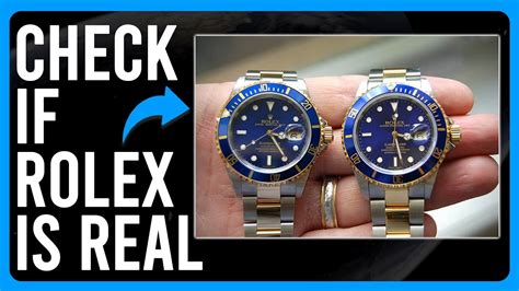 how can you tell if a rolex watch is real|how to check original rolex.